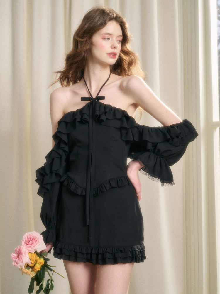 Summer Afternoon Halter Top & Skirt Set