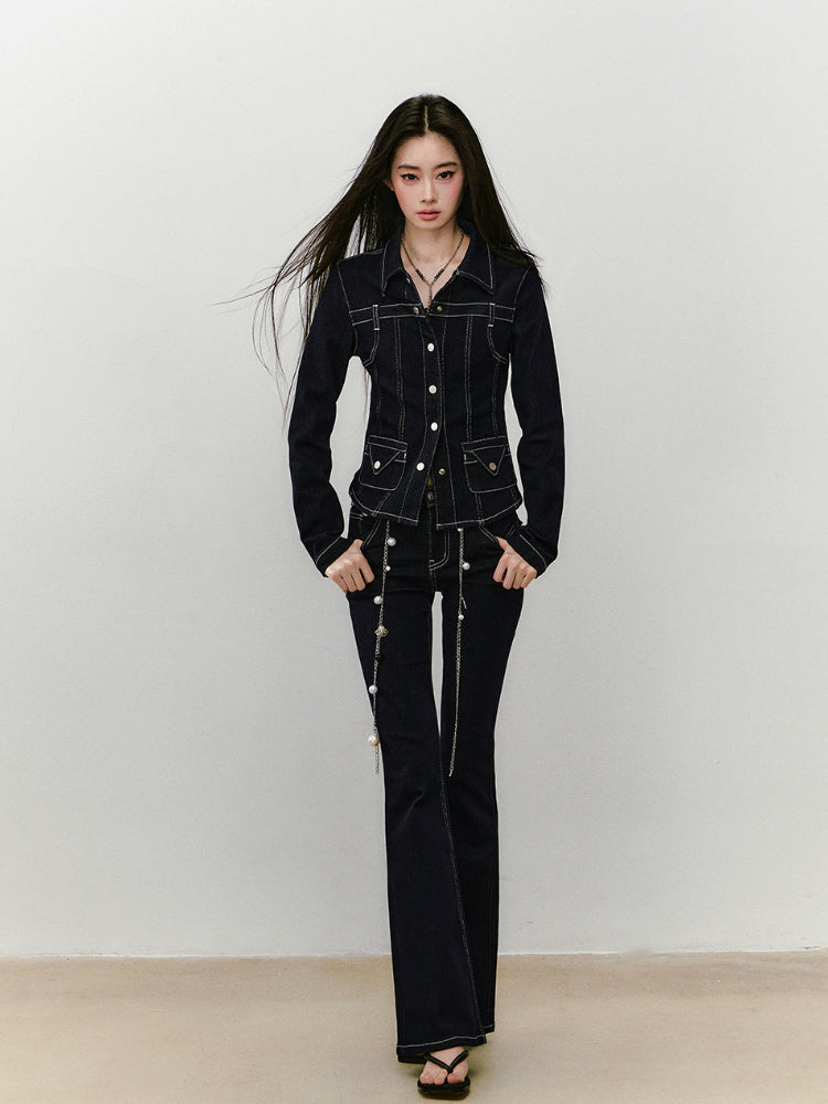 Original Color Slim Bootcut Jeans