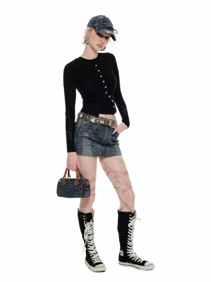 Slightly Sheer Knitted Cardigan