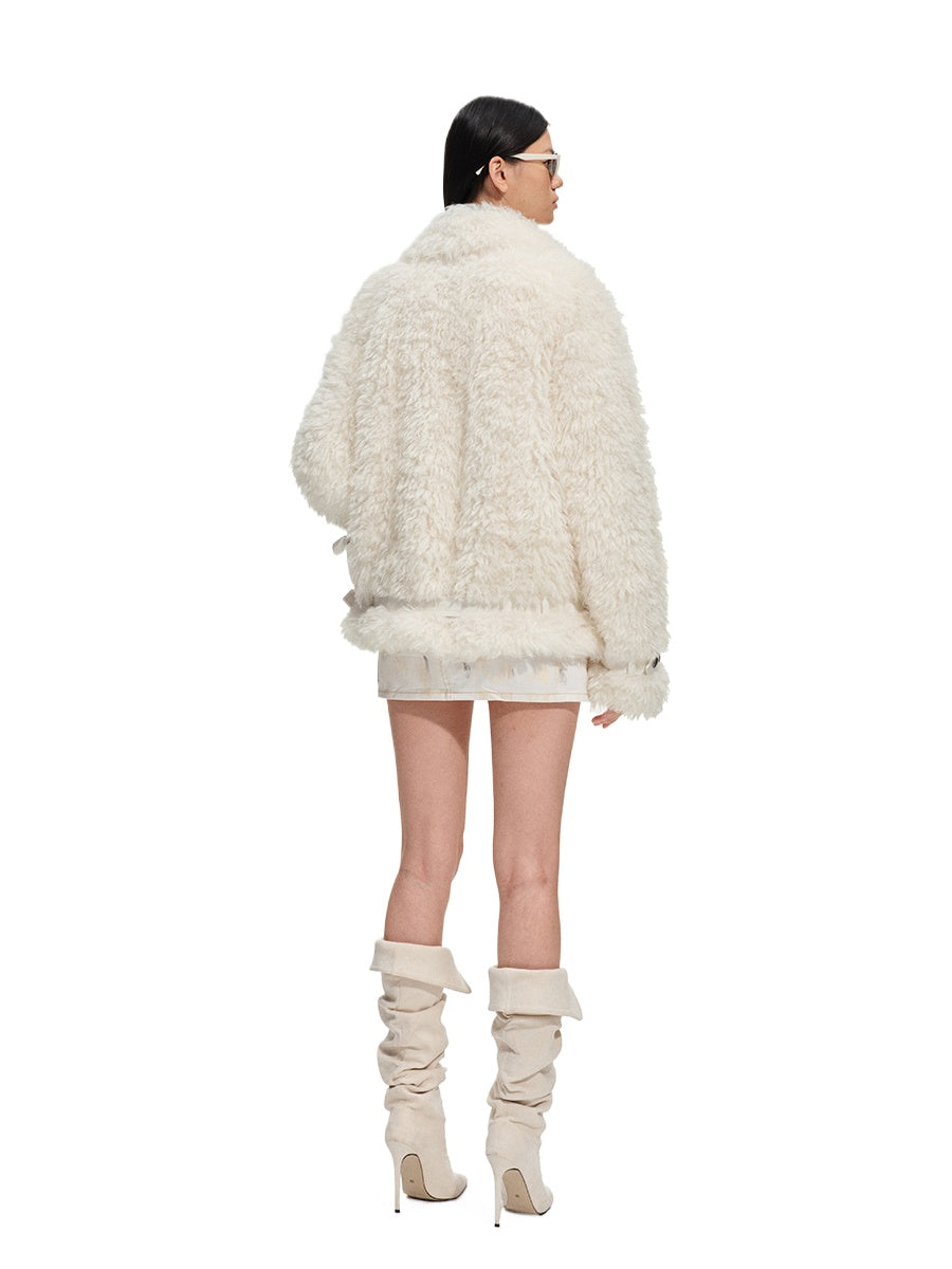 Polar Cloud-Touch Faux Shearling Jacket