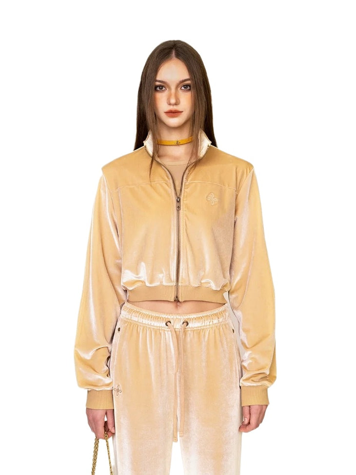 Compass Rove Stray Velvet Training Jacket & Trounsers Set