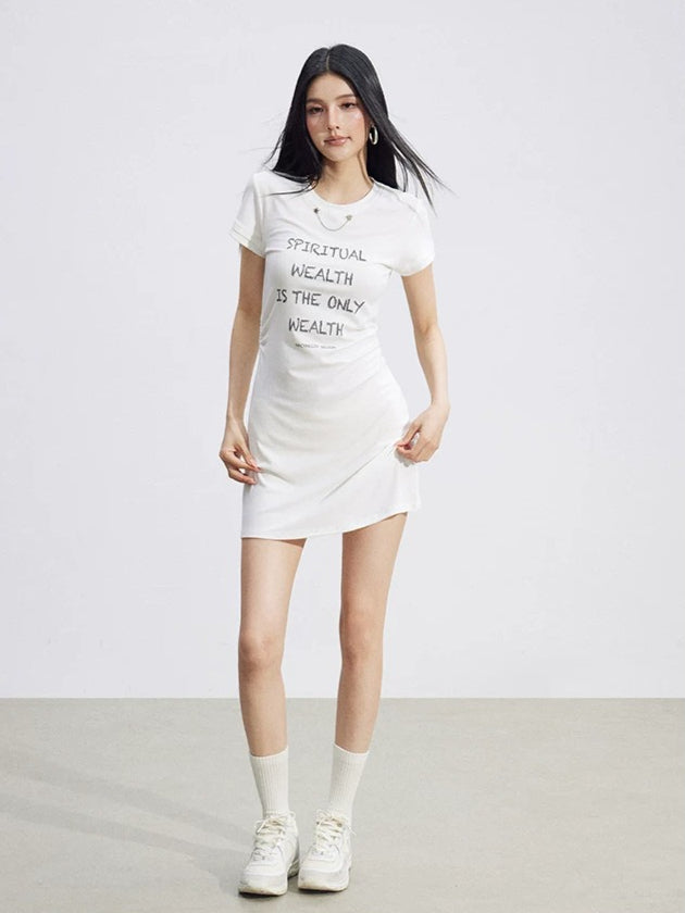 Star Chain Lyocell Dress