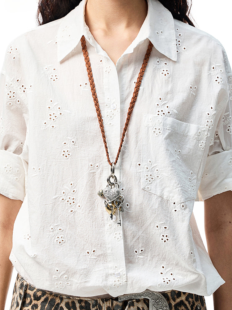 Braided Key Necklace