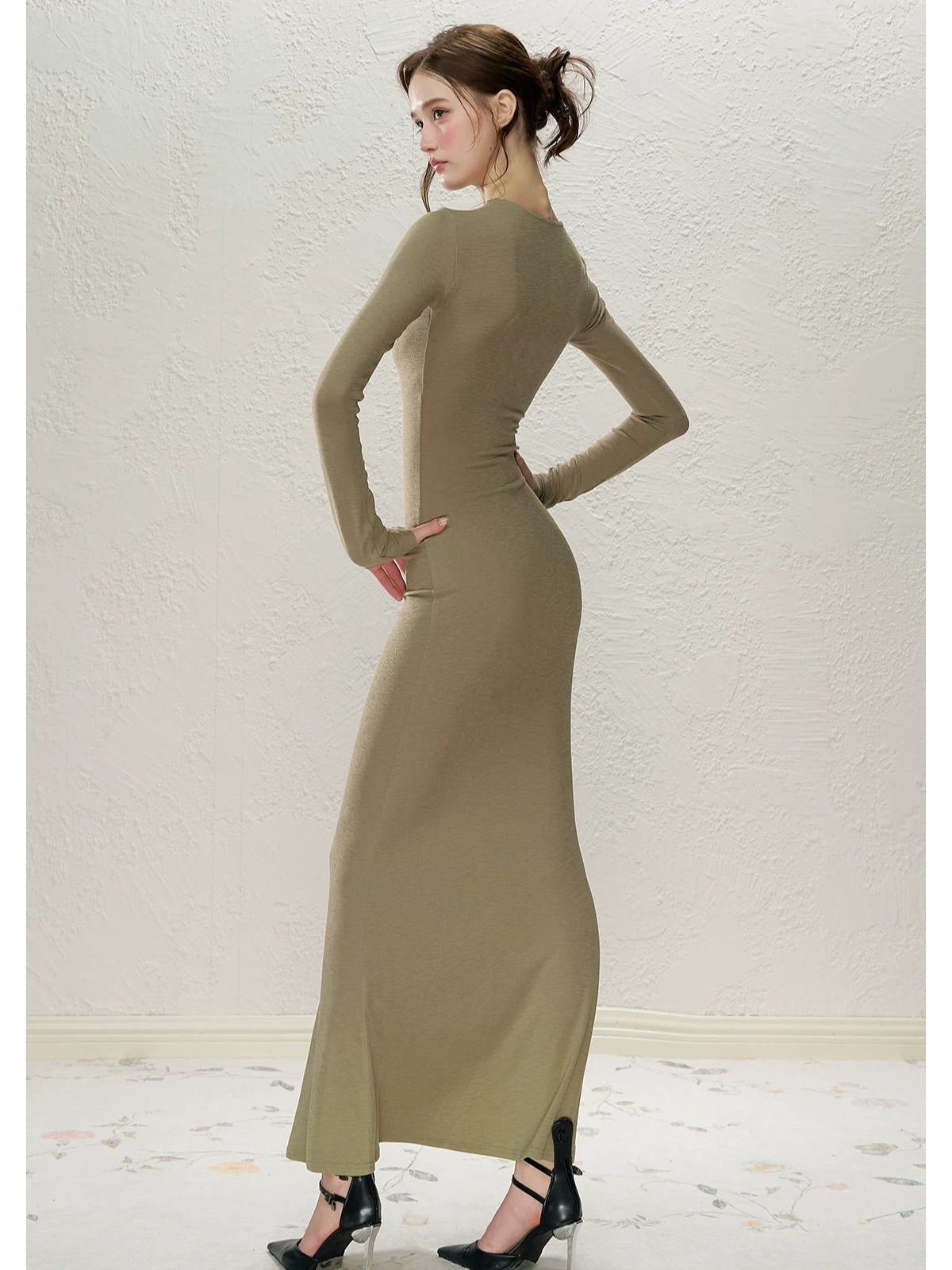 Lace-Up Mermaid Dress