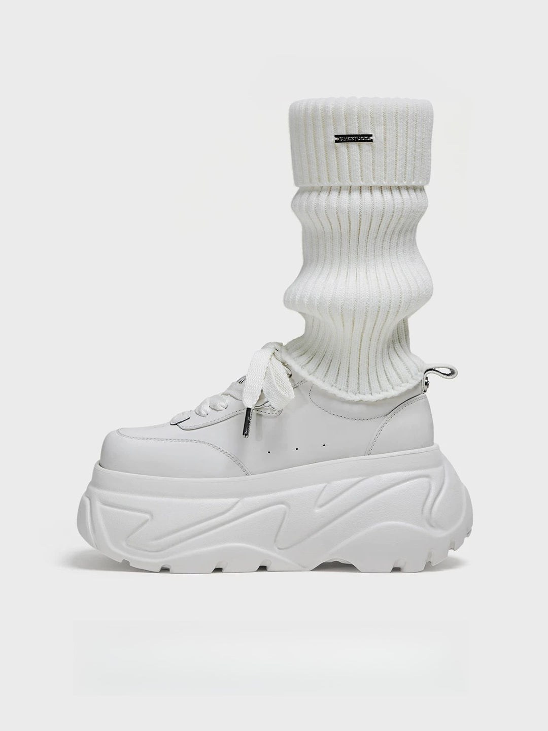 Square Toe Platform Sneakers