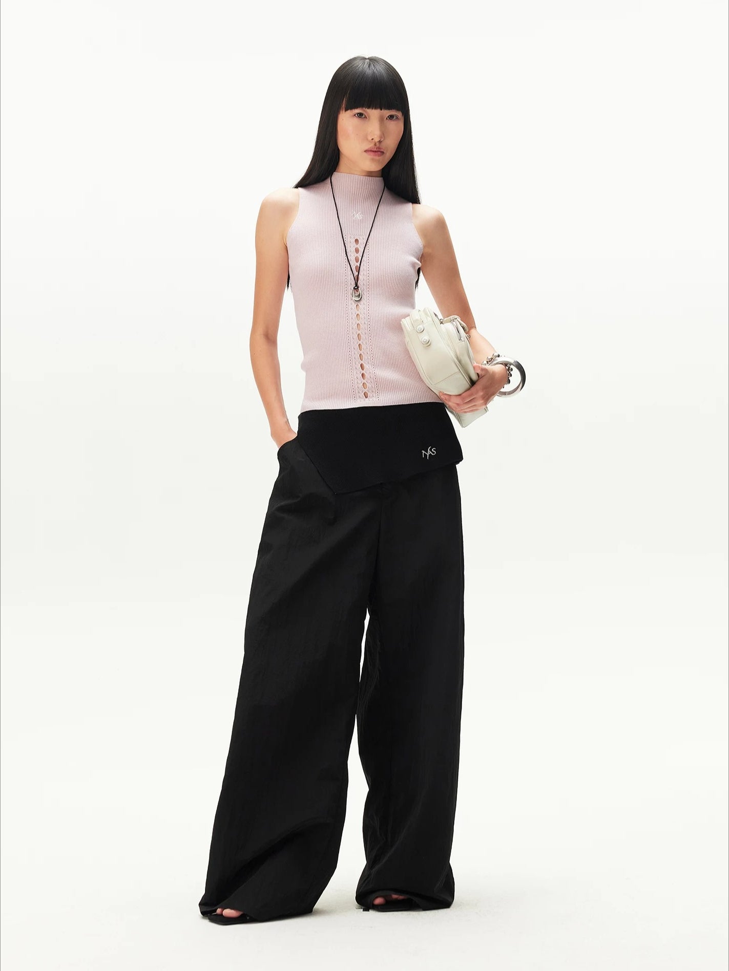 Ribbed Wool Knit Tank