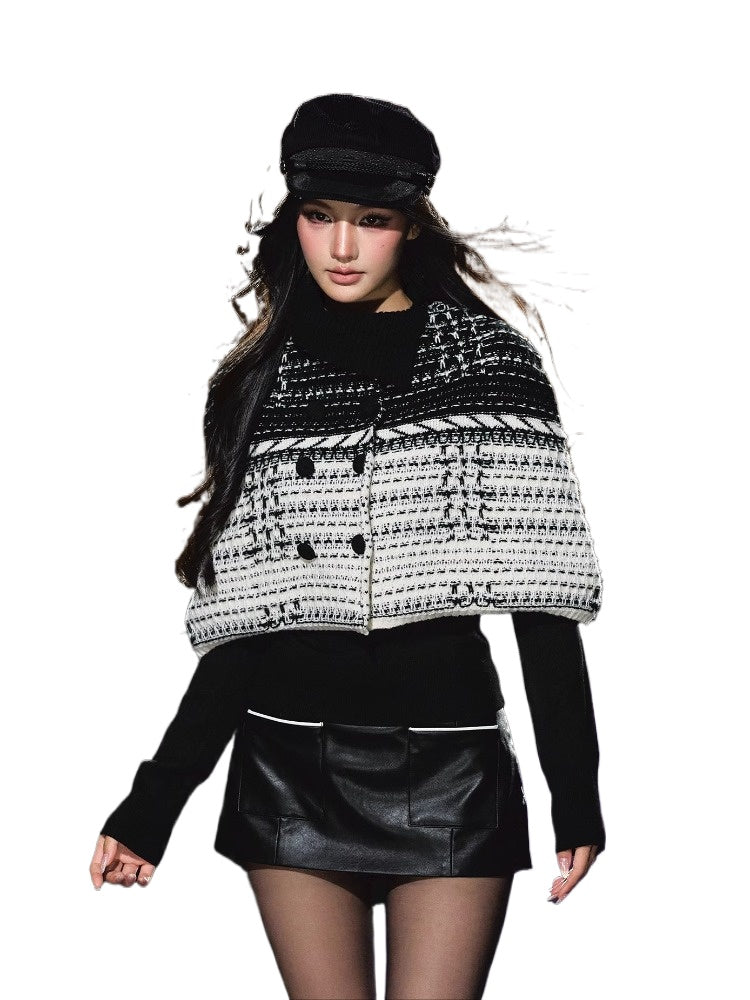 Special Yarn Cape Knit Set