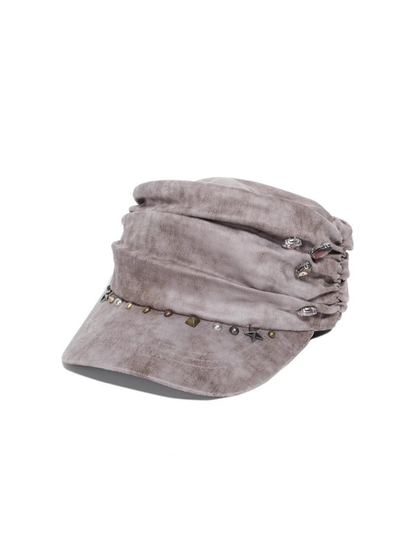 Rhinestone Two-Tone Cap