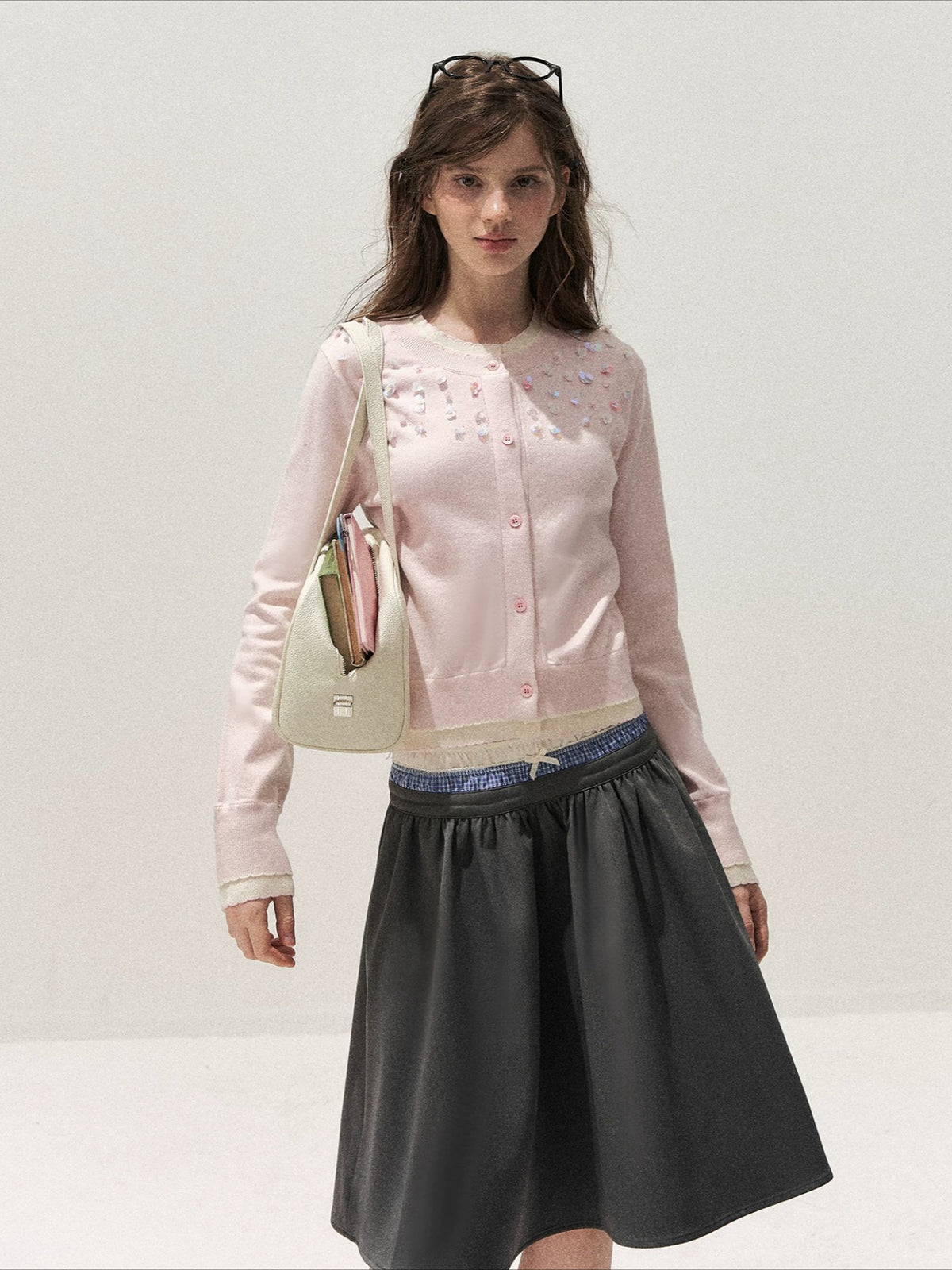 Ballet Pleated A Line Skirt