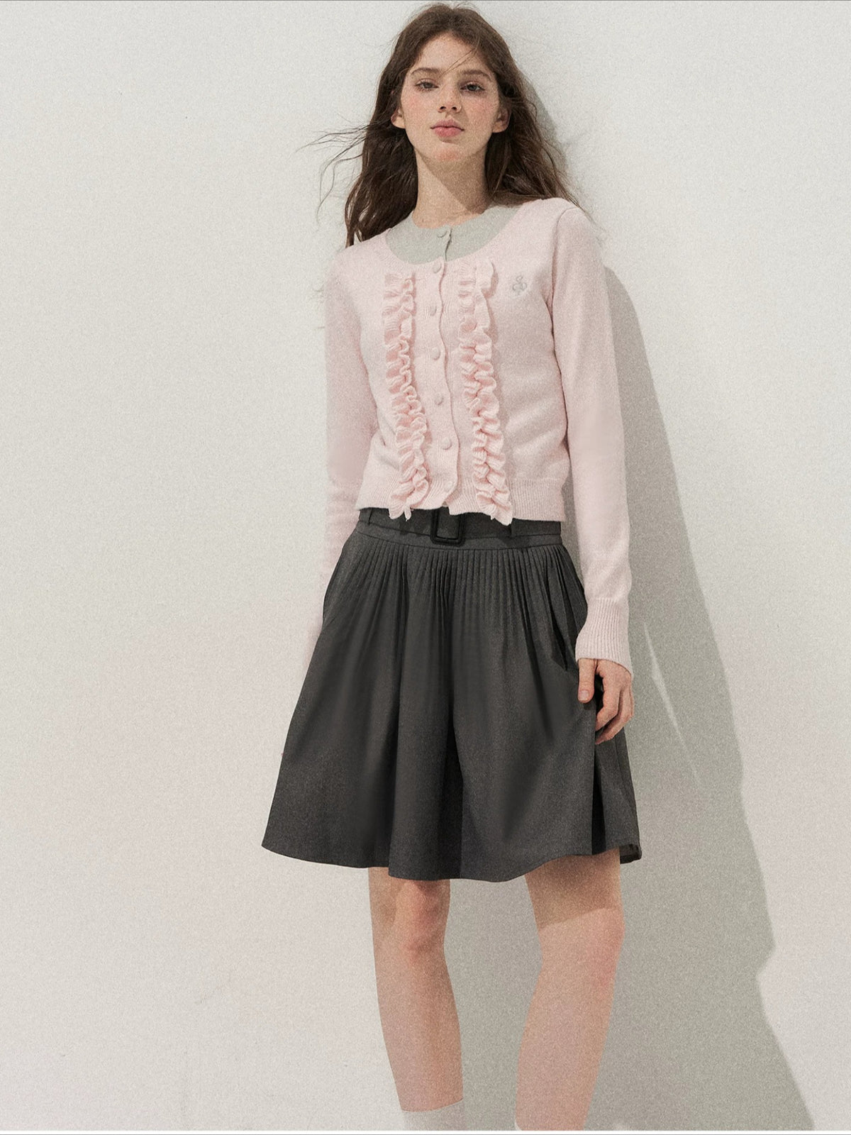 Gray Ballet Tutu Skirt