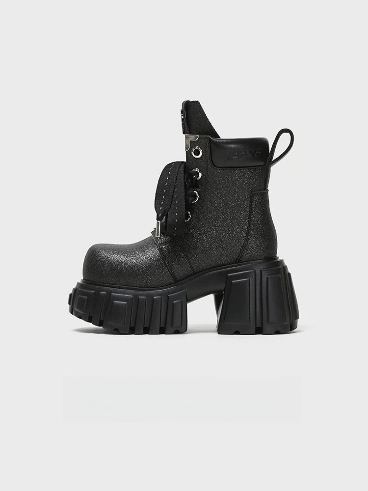 Starry Platform Boots