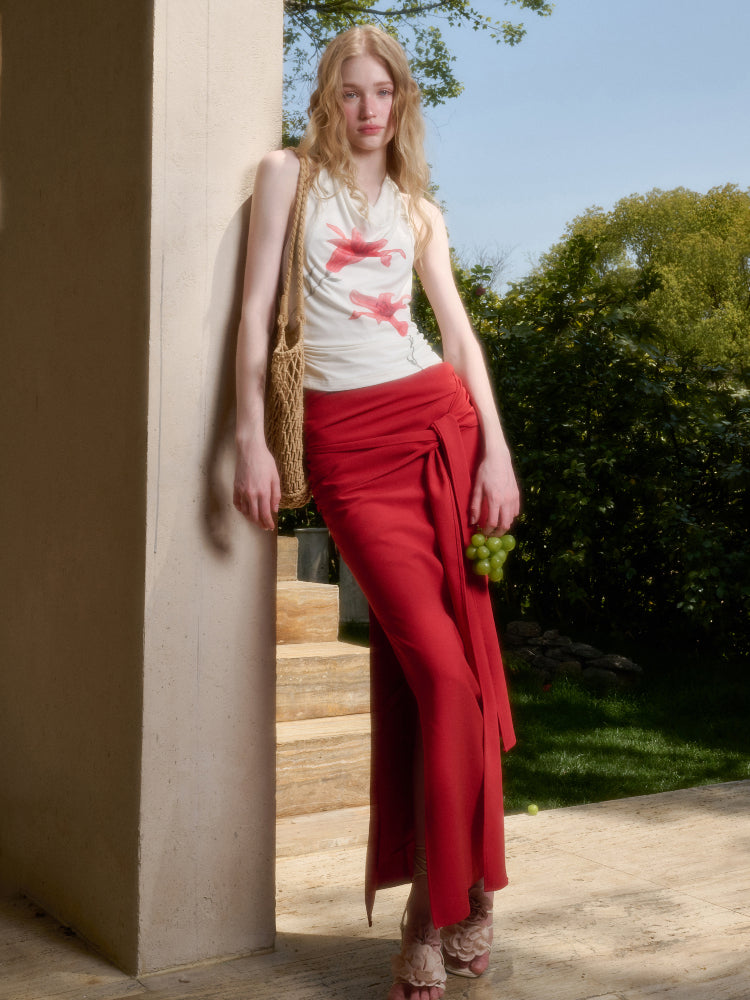 Perfumed Lily Top & Skirt Set