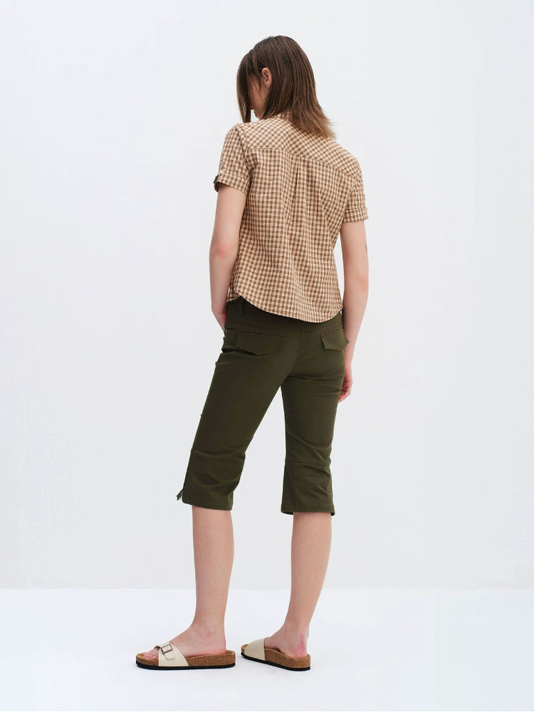 Retro Capri Cropped Pants