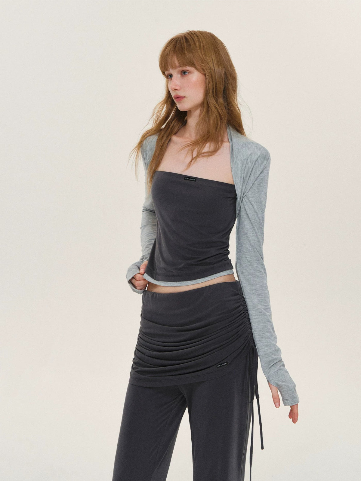 Contrast Panel Two-Piece Set