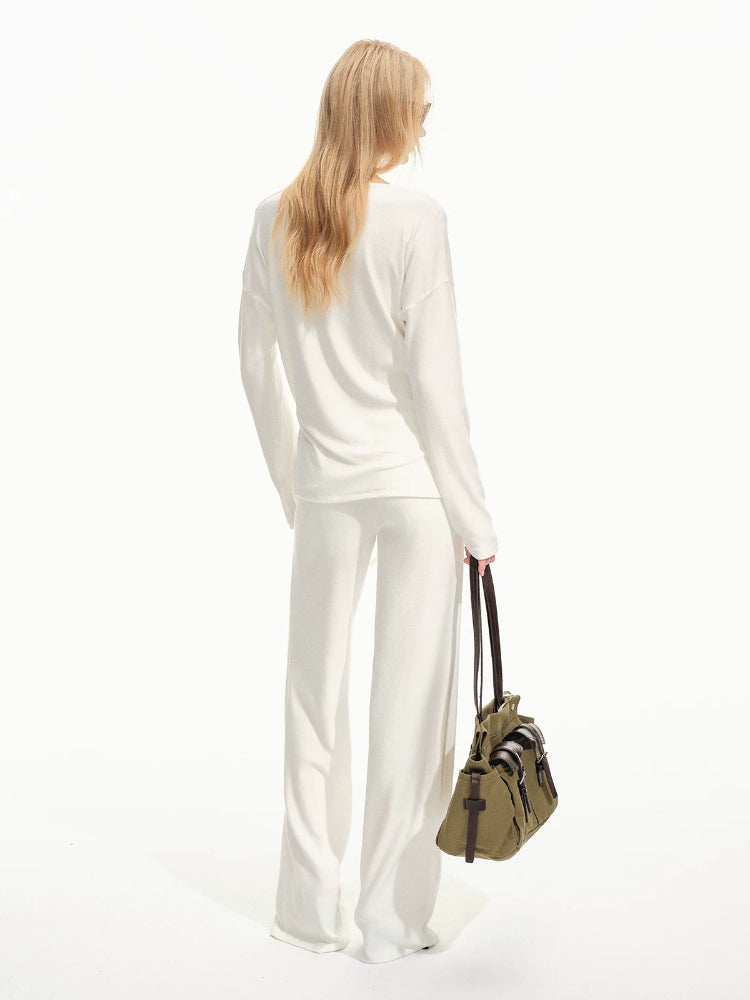 Twist Top & Lounge Pants Set