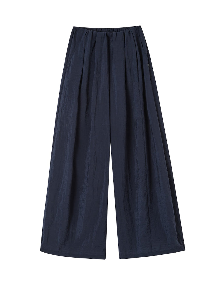 Draped Lazy Asymmetric Shoulder Convertible Top Set