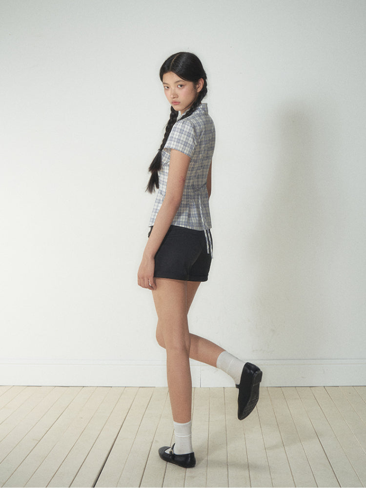 College - Style Slim Short - Sleeve Shirt