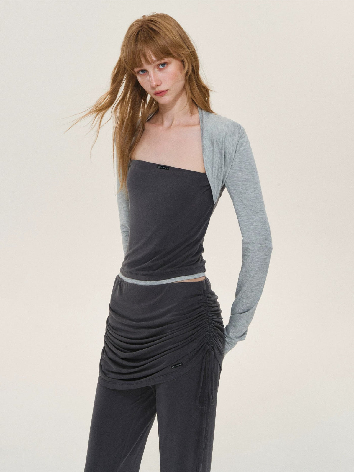 Contrast Panel Two-Piece Set