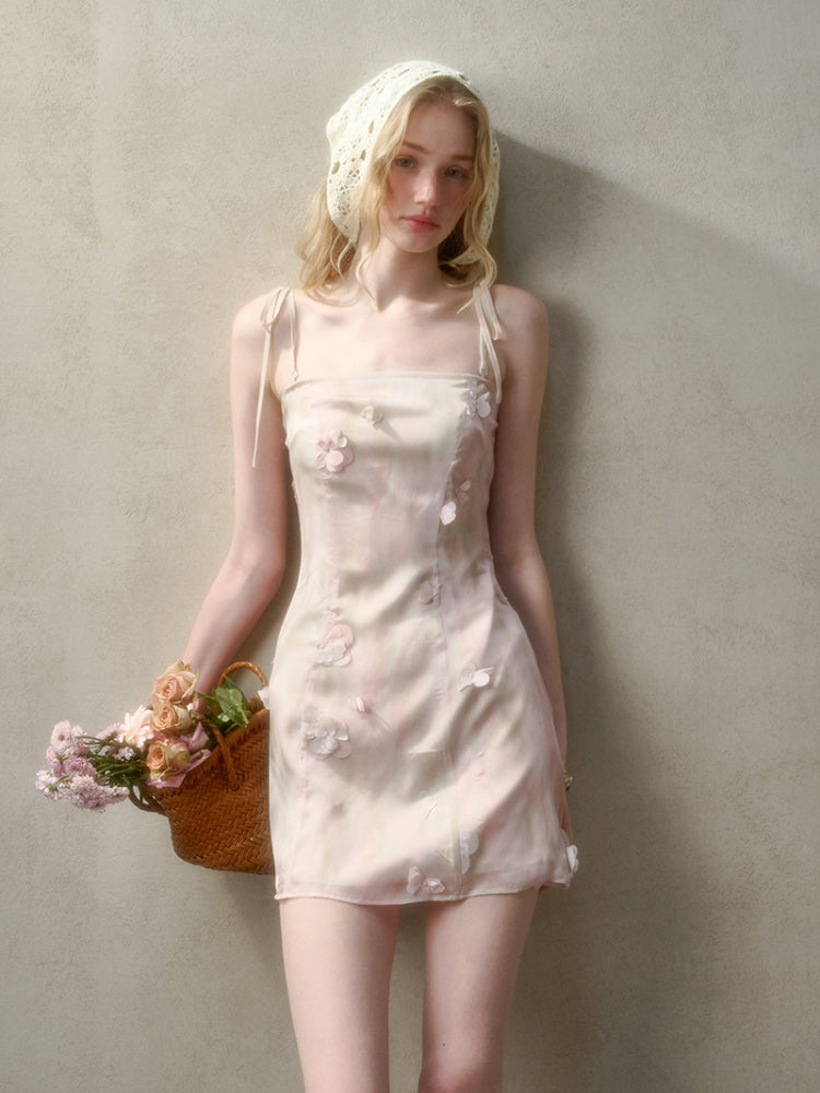 Romantic Moments in Pastel Island Long and Short Dress