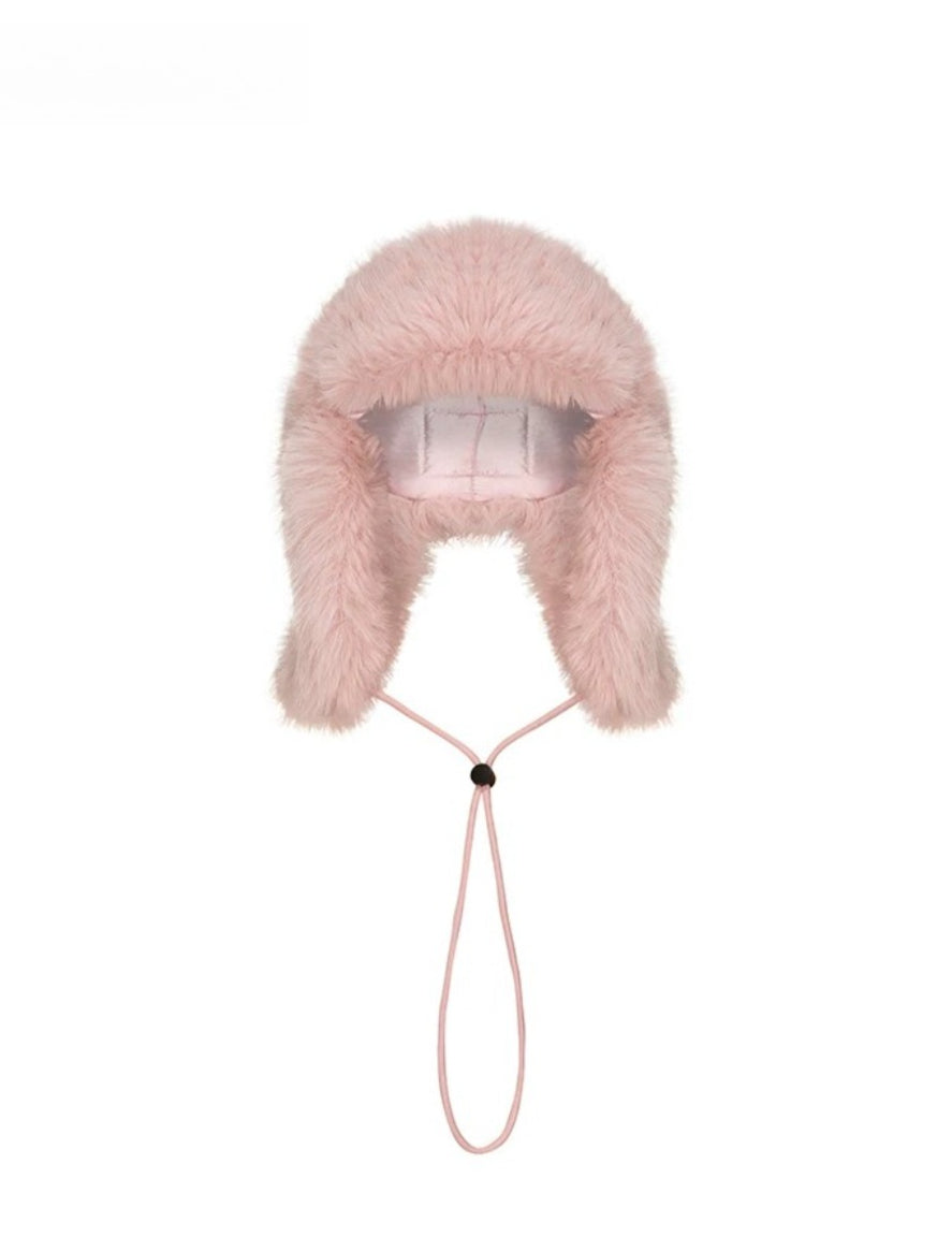 Plush Trapper Earflap Hat