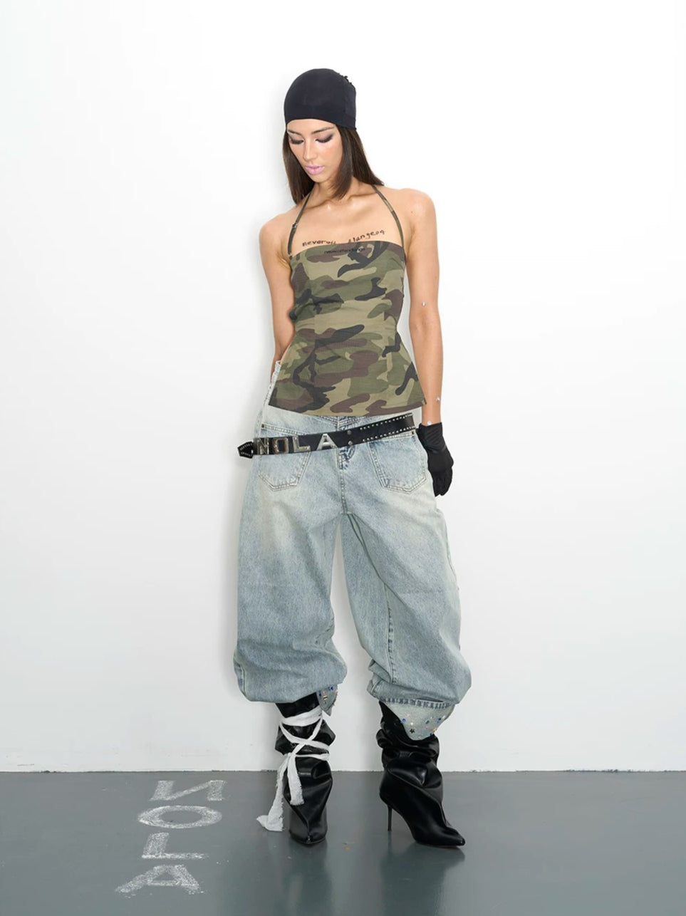 Adjustable Halter Cami Top