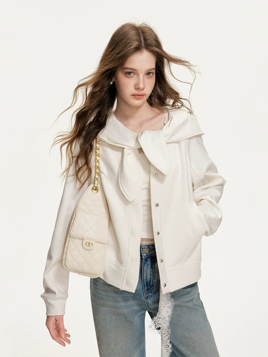 Bunny-Ear Hooded Jacket