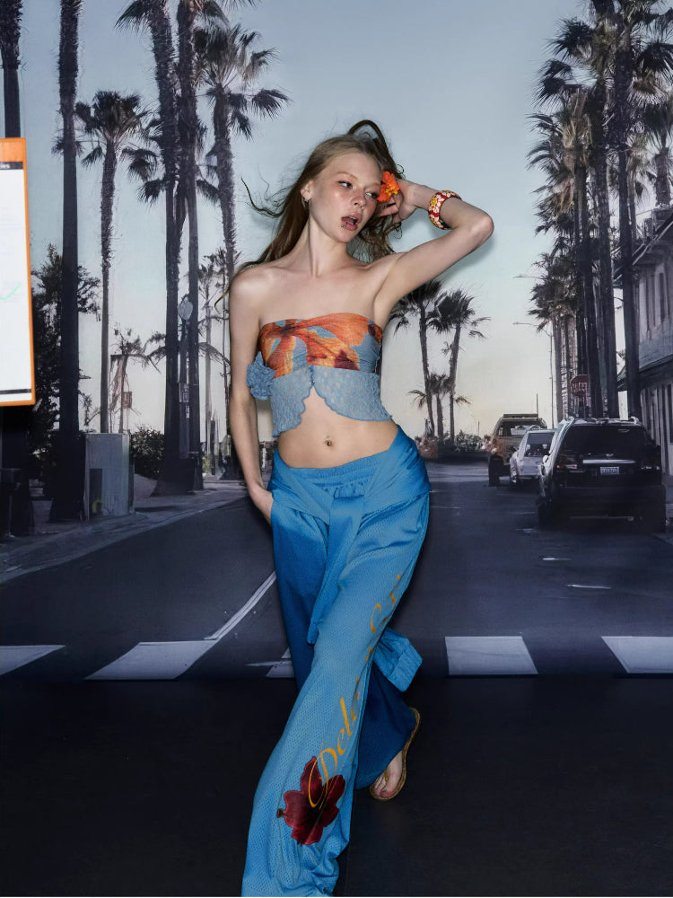 Summer Island Wide-Leg Pants