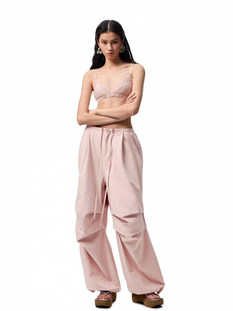 Washed-Distressed Balloon Work Pants