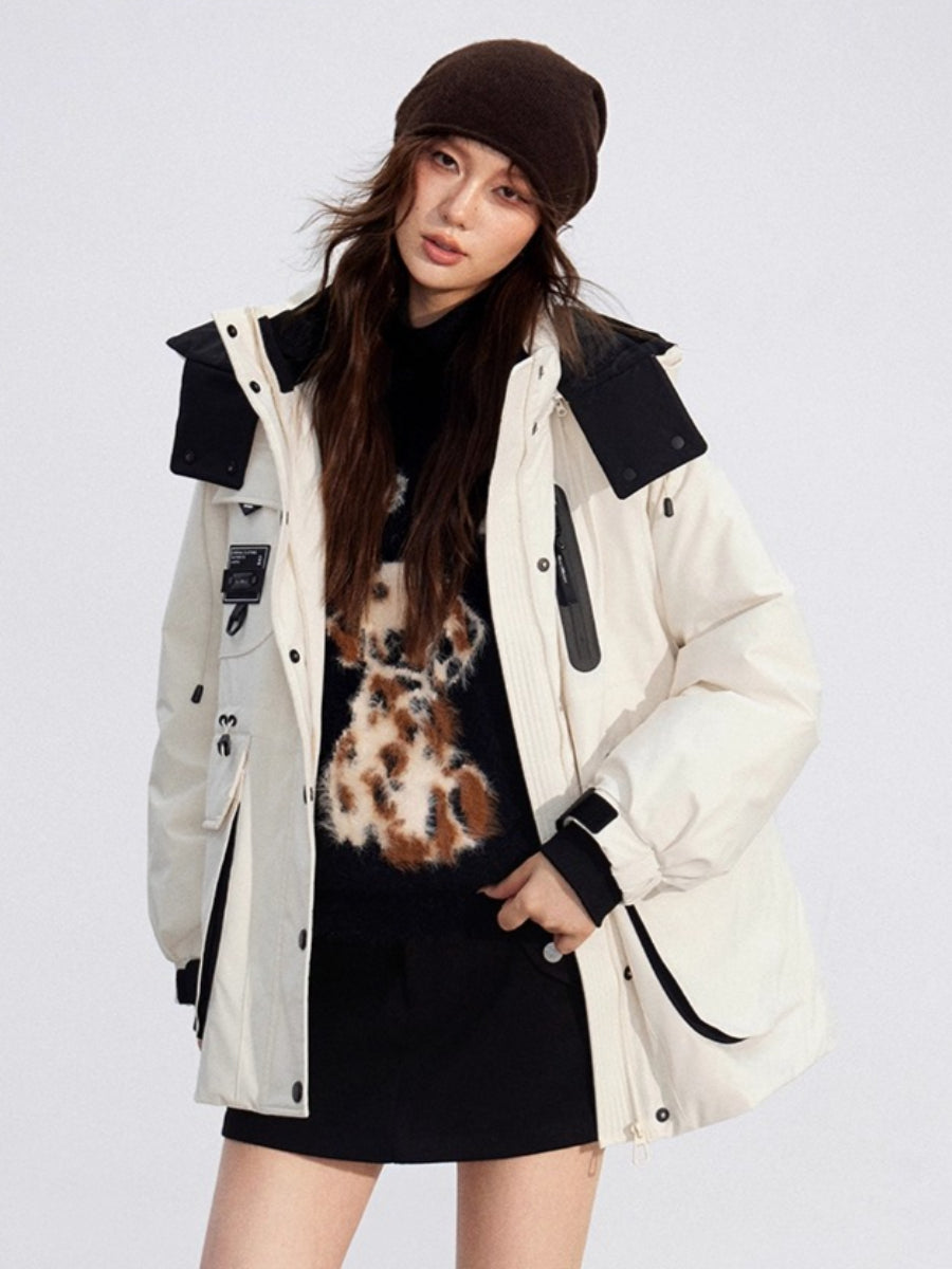 Windproof Hooded Down Jacket