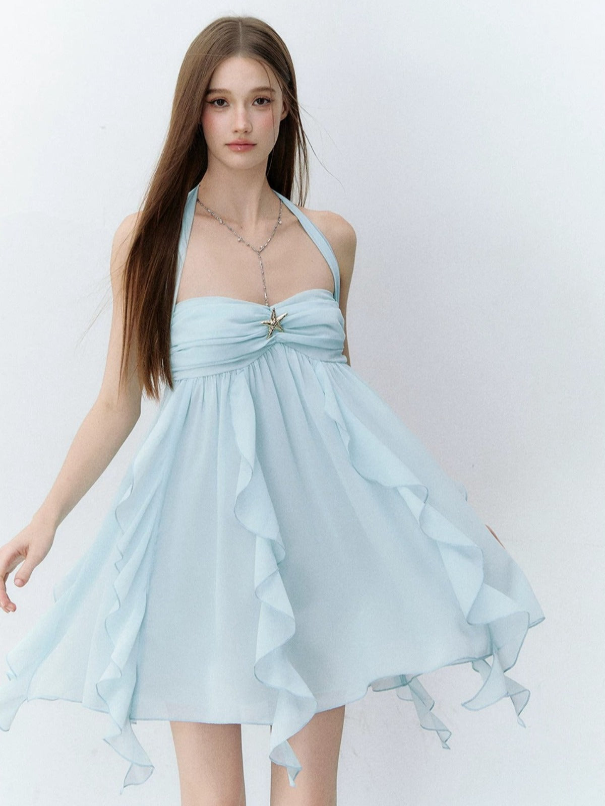Midsummer Starfish Halter Dress