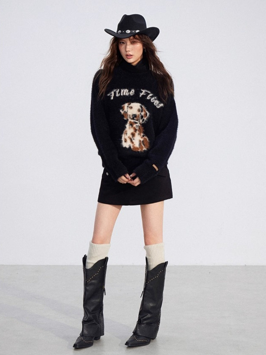 Cartoon Puppy Sweater