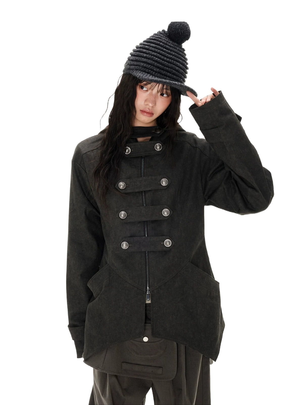 Napoleon Hooded Denim Jacket