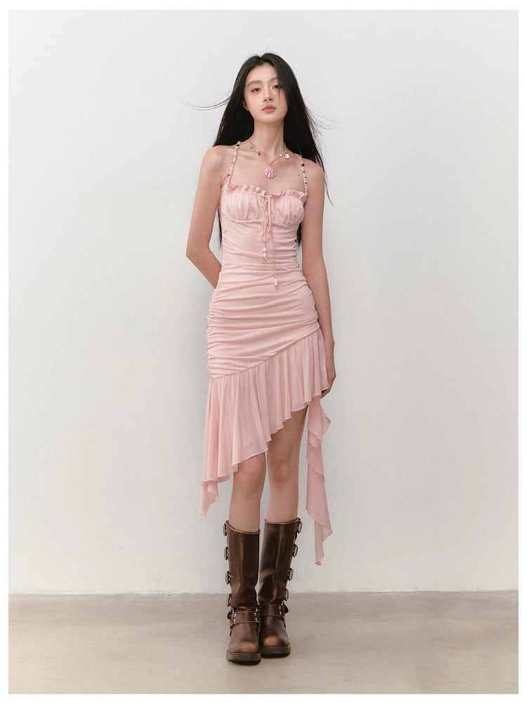 Beaded Mesh Bodycon Dress