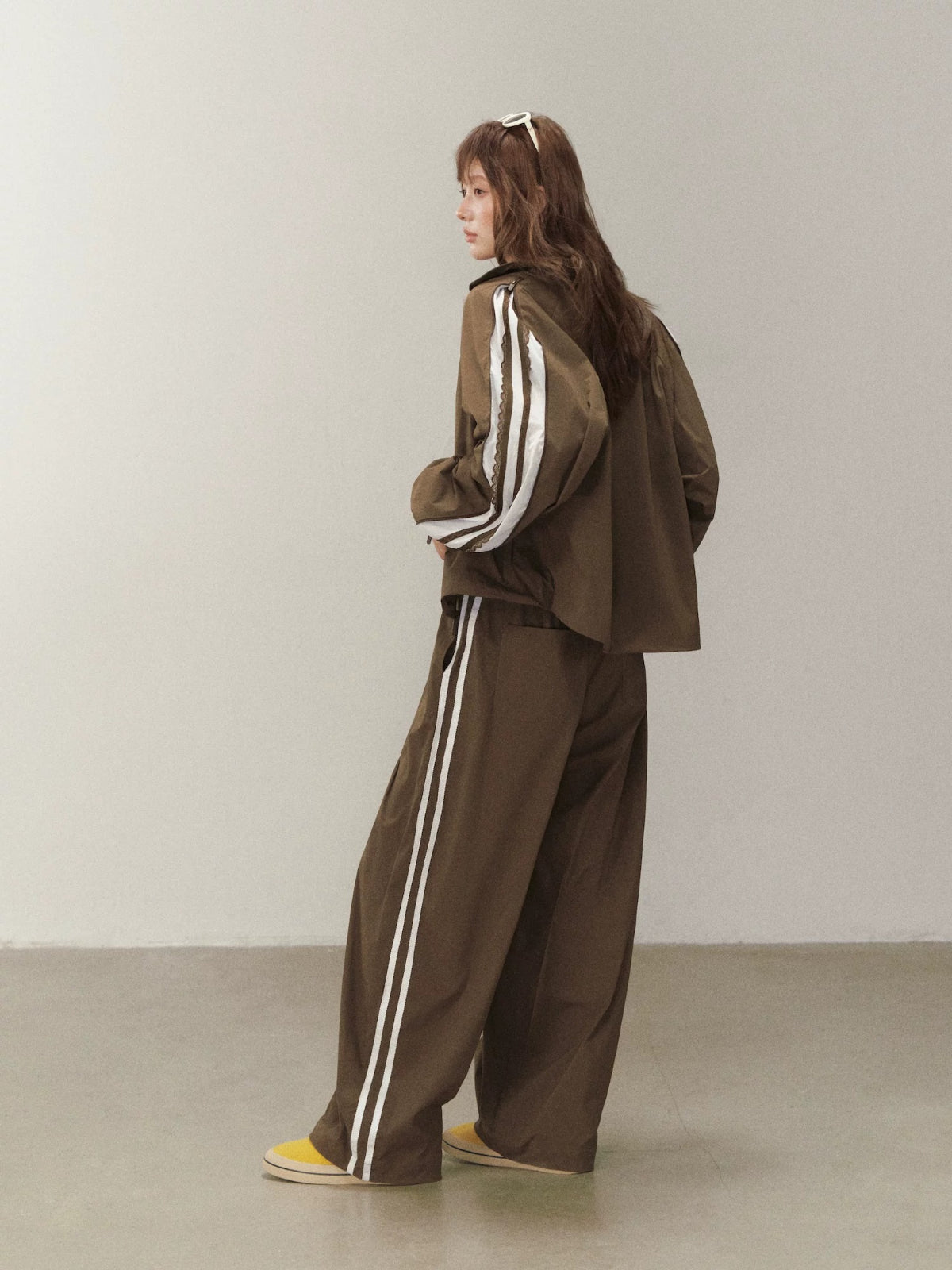 Side Zip Stand Collar Jacket