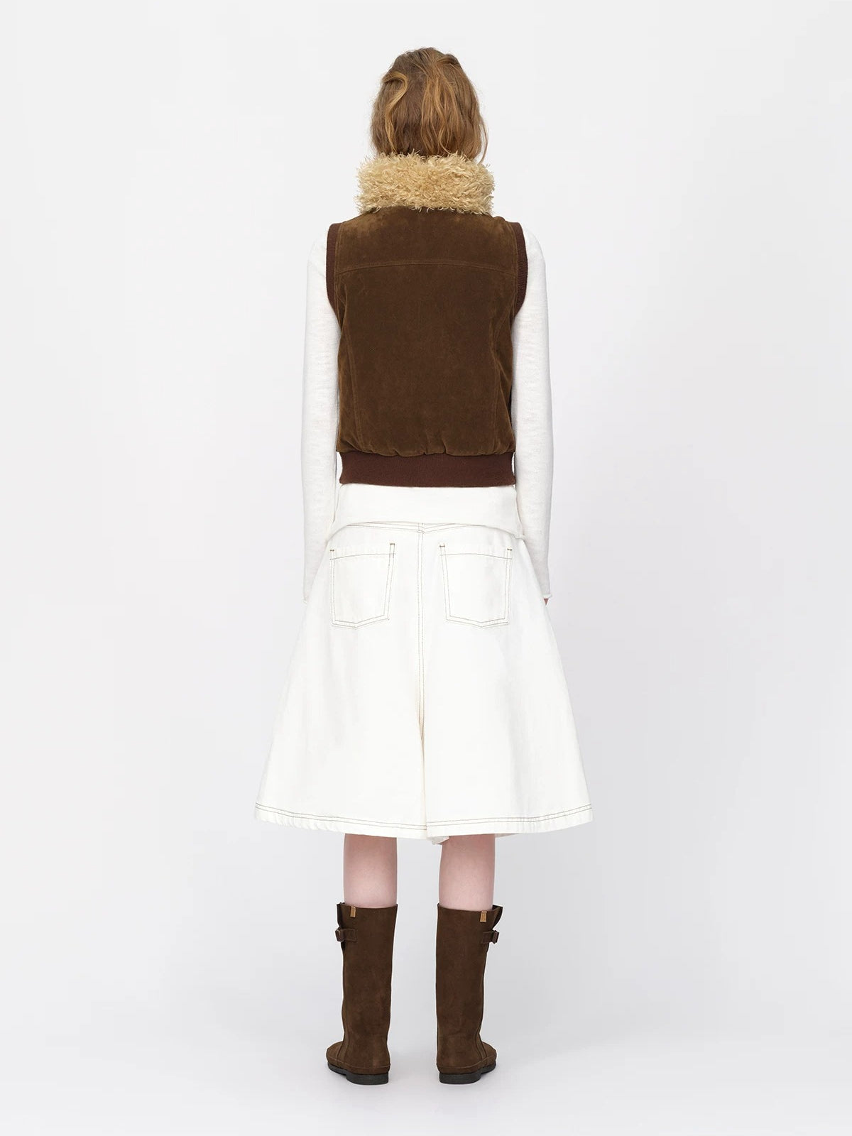 Vintage Reversible Teddy Fur Vest