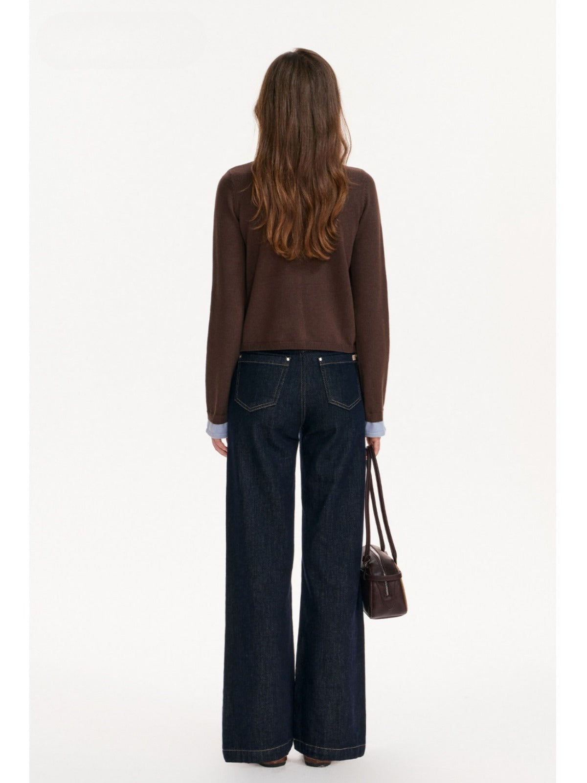 Waistband Free Straight Leg Jeans