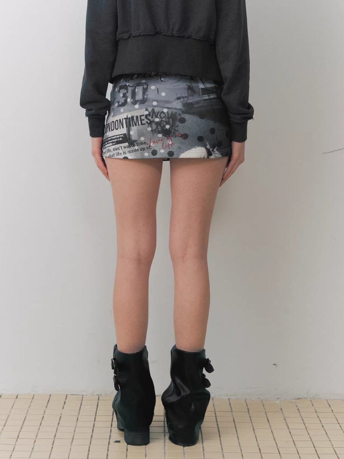 Pony Dot Mini Skirt