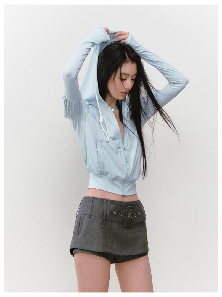 Water-drill Slim UPF50+ Sunscreen Shirt