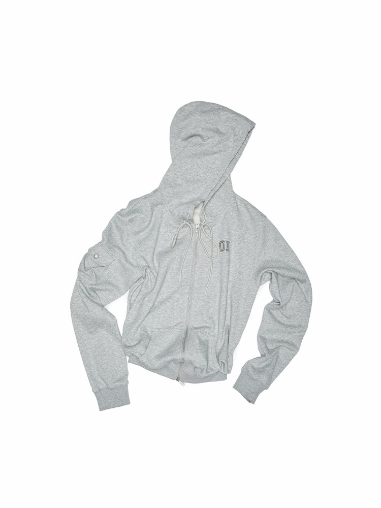 Solid Color Hoodie & Sweatpants Set