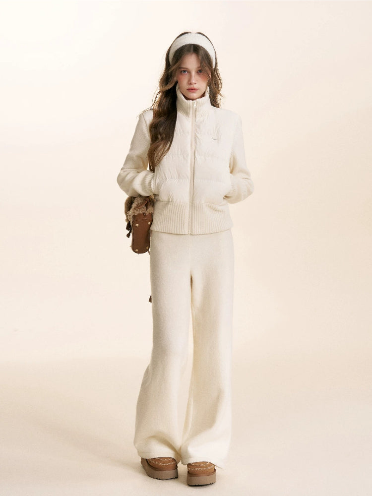 Wool Knit Down Jacket