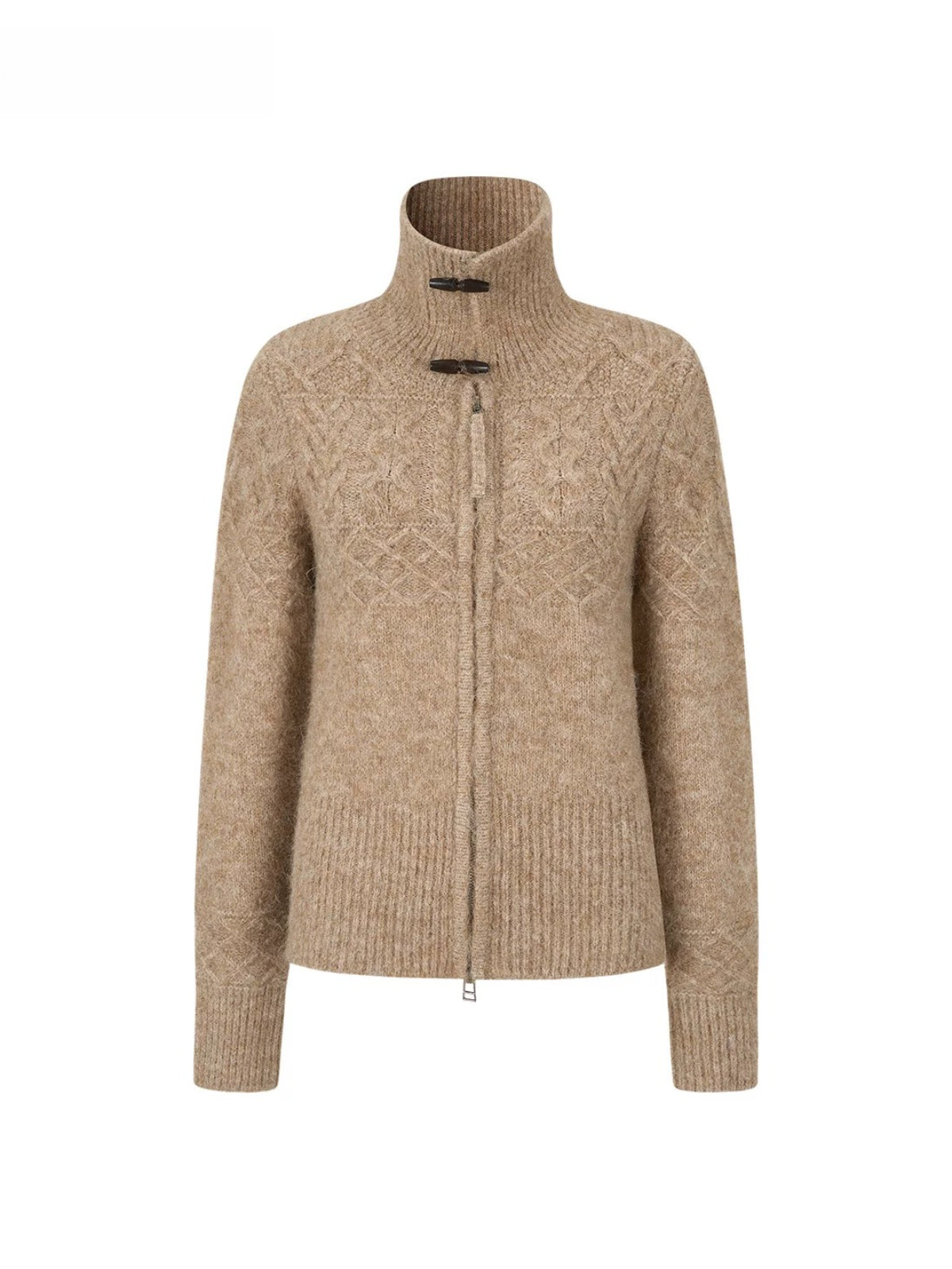 Vintage Toggle Cable Knit Cardigan