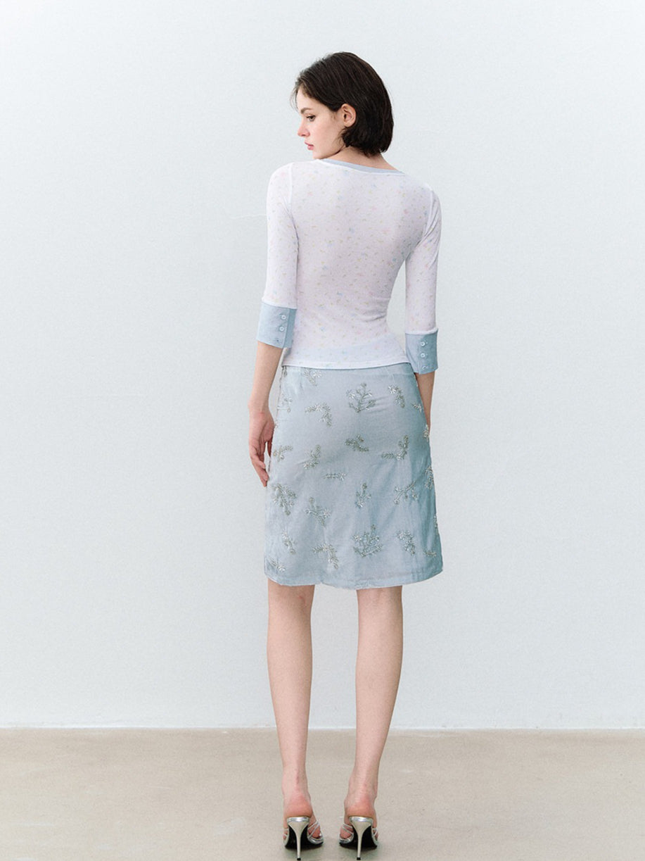 Floral Layered T-shirt