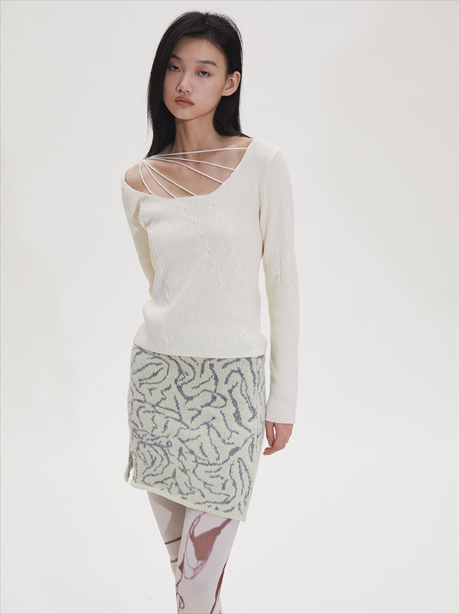 Wool Crewneck Handcrafted Knitted Sweater