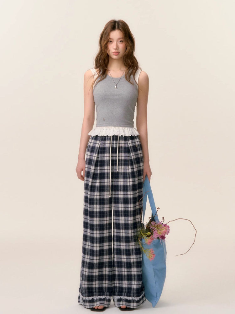 Petal Lace Strapped Tank Top