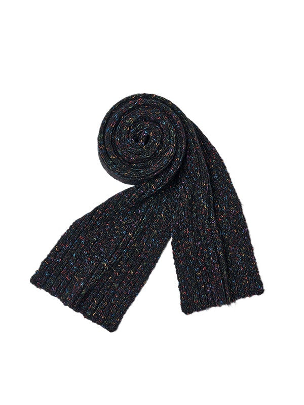 Bowknot Knit Cardigan & Hat & Scarf Set