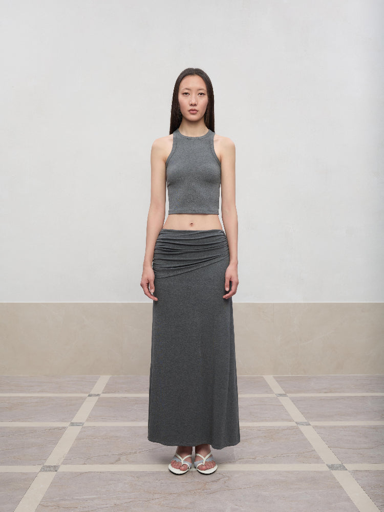High Elastic Sleeveless I-Back Vest