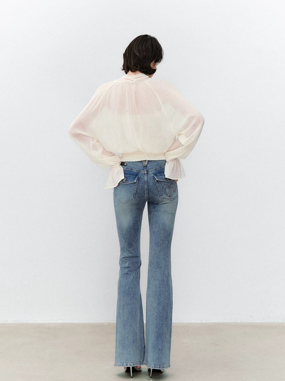 Reversible Chiffon Blouse