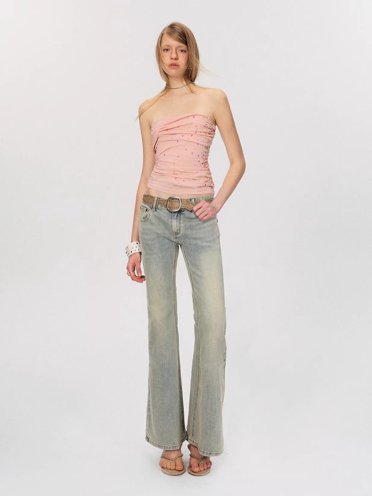 Crystal Twist Bandeau Top