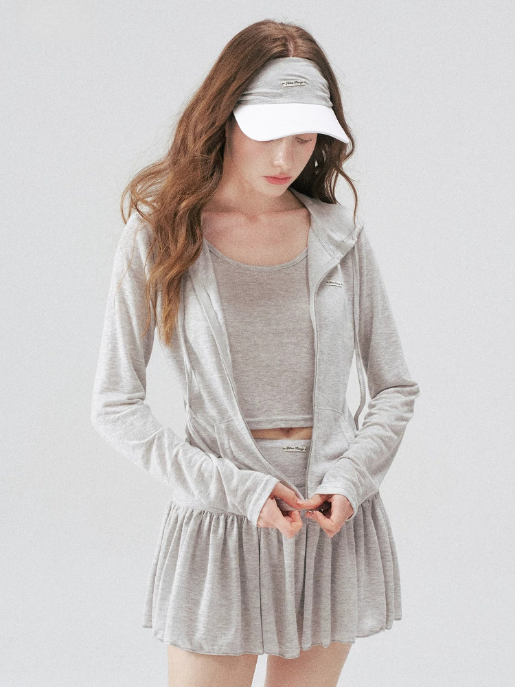 Lyocell Hooded & Skirt Set