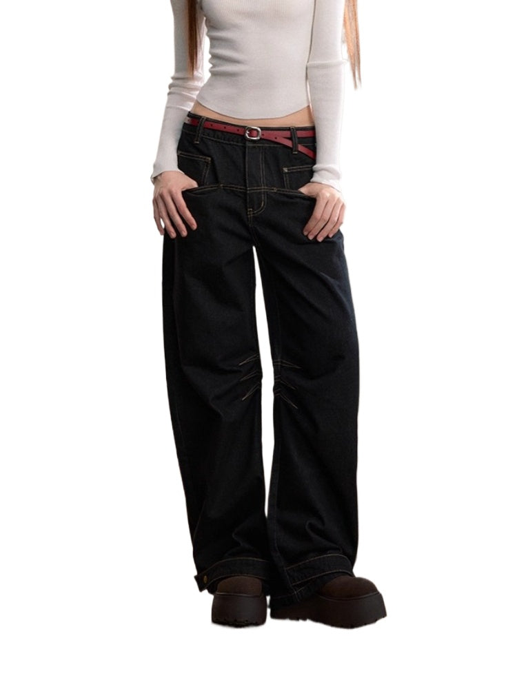 Original Black Straight Jeans